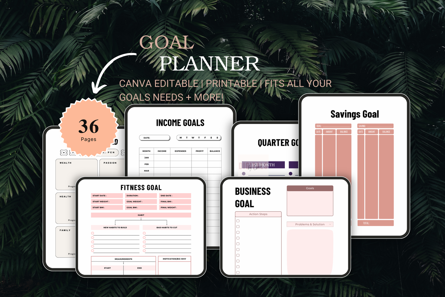 Goal Planner MRR | PLR