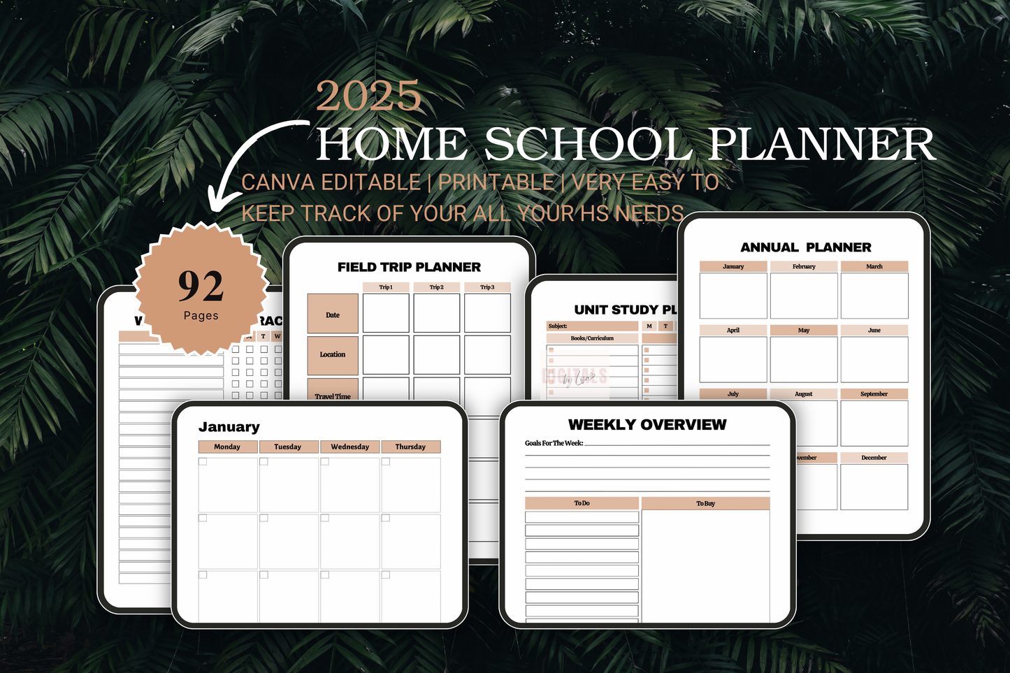 Ultimate Home School Planner MRR | PLR